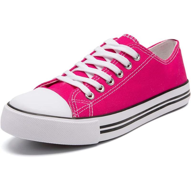 Timeless Canvas Lace Up Sneakers-Viral Super Shop