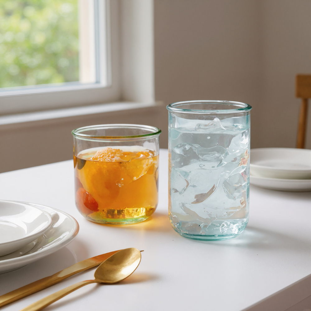 Pack Of 12 Glass Potomac Double Old Fashioned Assorted Tumbler Set