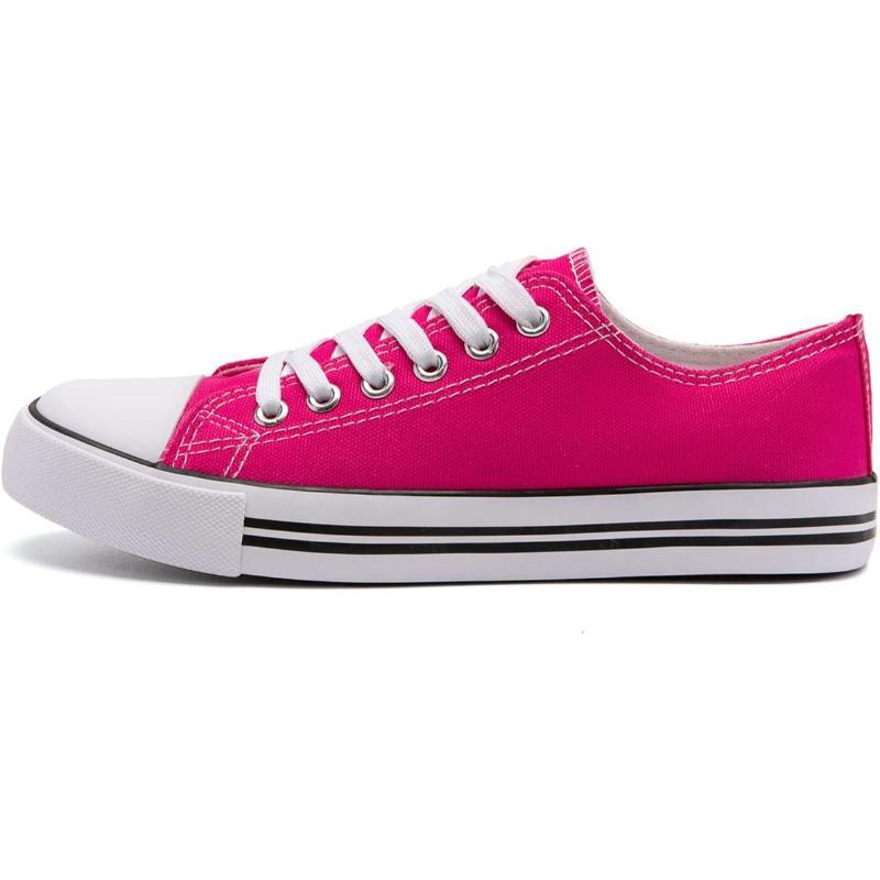 Timeless Canvas Lace Up Sneakers-Viral Super Shop