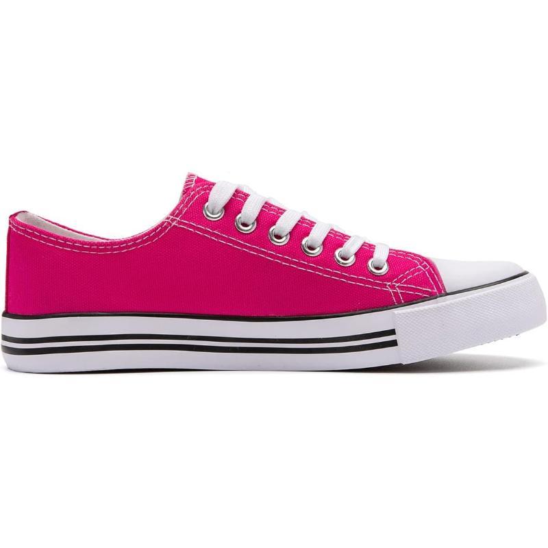 Timeless Canvas Lace Up Sneakers-Viral Super Shop