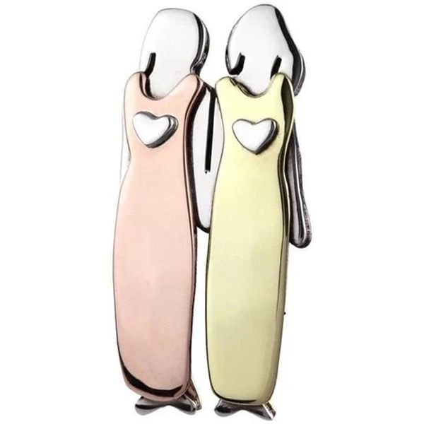 Bond Between Sisters Vintage Handmade Pins-Viral Super Shop