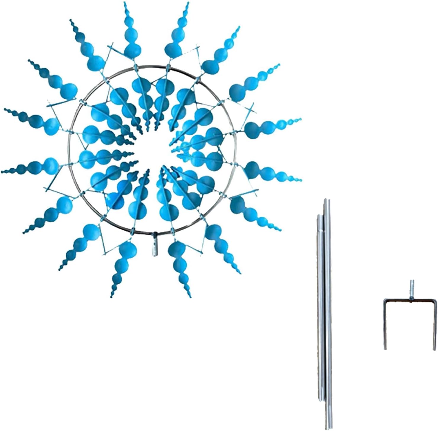 3D Metal Windmill Outdoor Decor