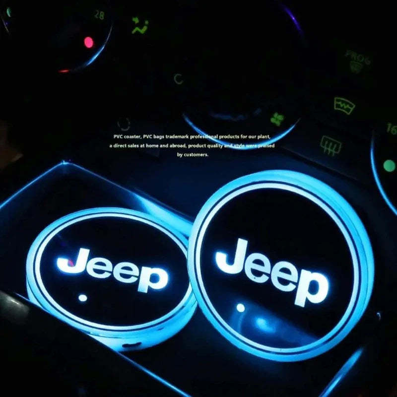 Jeep Car USB Powered Smart LED Cup-Viral Super Shop