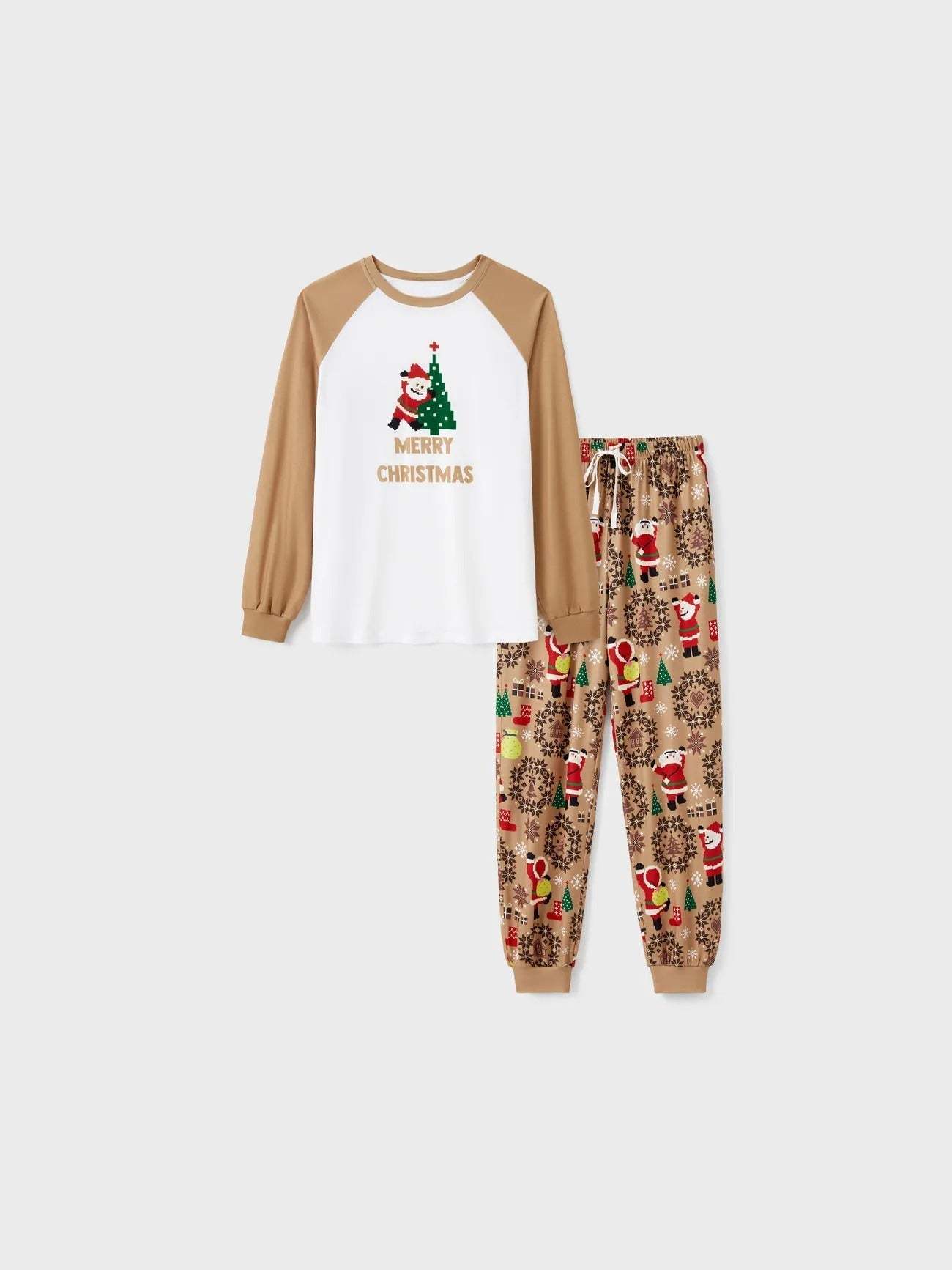 Cheerful Christmas Pajama Set-Viral Super Shop