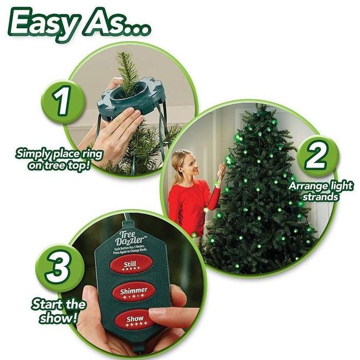 64 LED Christmas Tree Lights Tree Dazzler-Viral Super Shop
