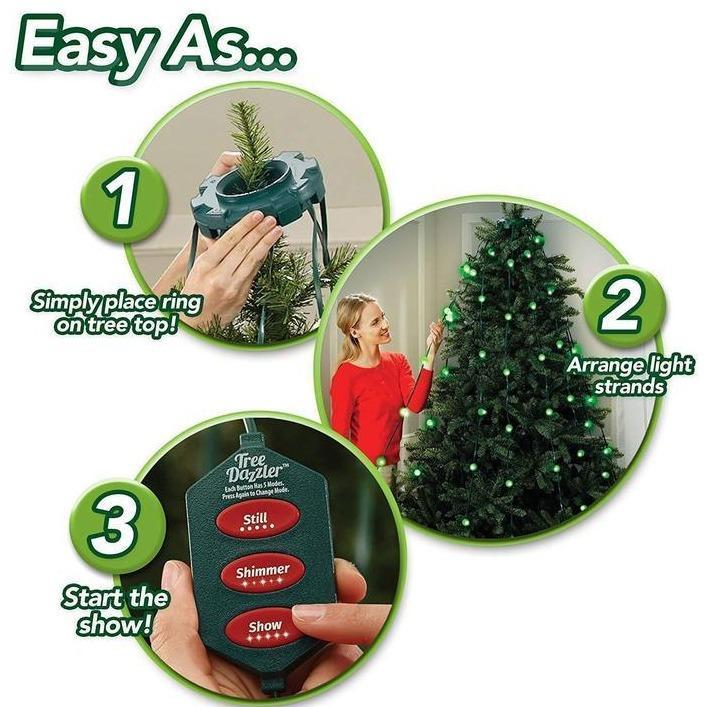 64 LED Christmas Tree Lights Tree Dazzler-Viral Super Shop