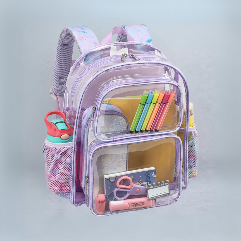 1 Pack Clear Backpack for Kids