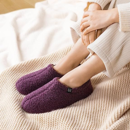 Teddy Fleece Closed Back Indoor Slipper-Viral Super Shop