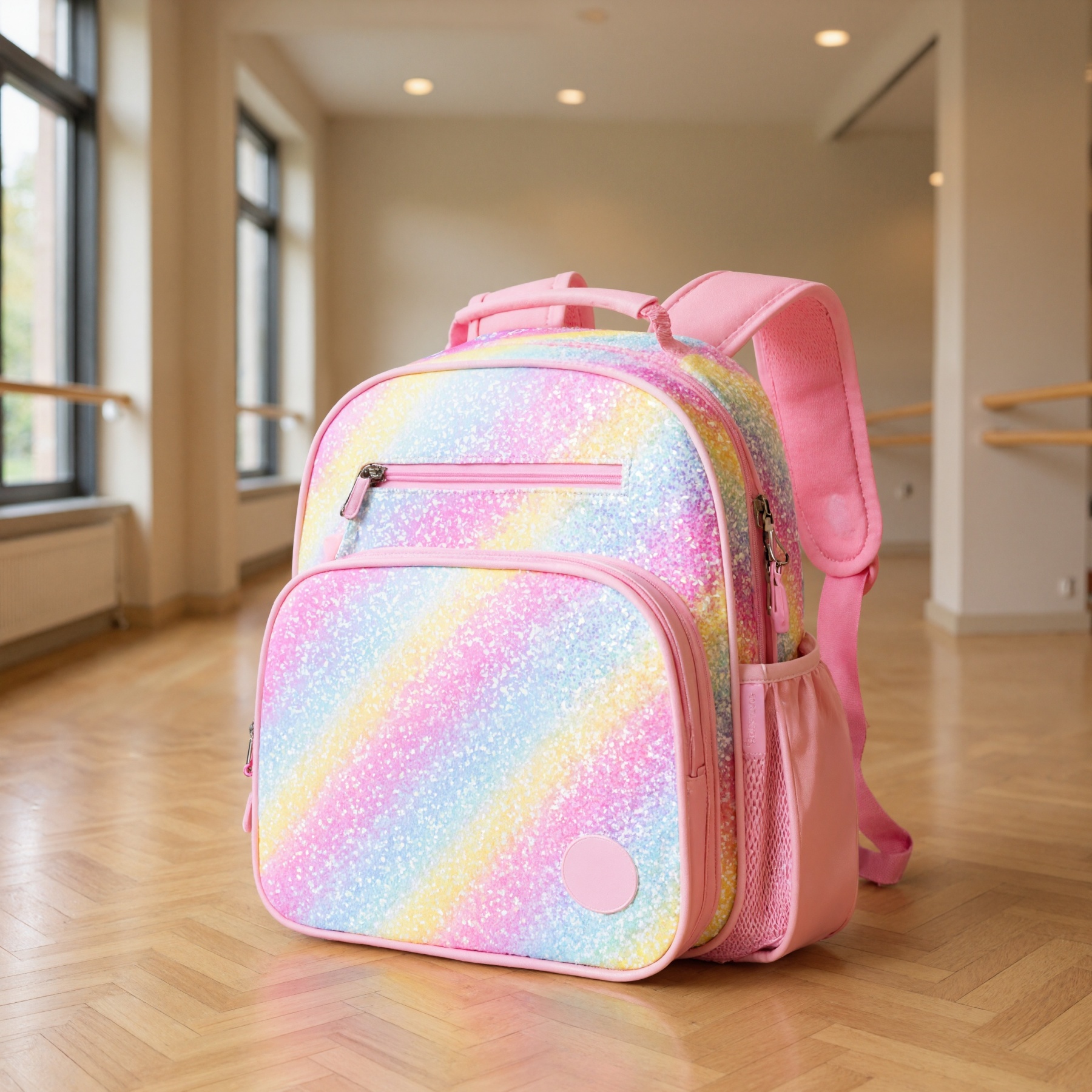 Colorful Printed Backpack For Girls