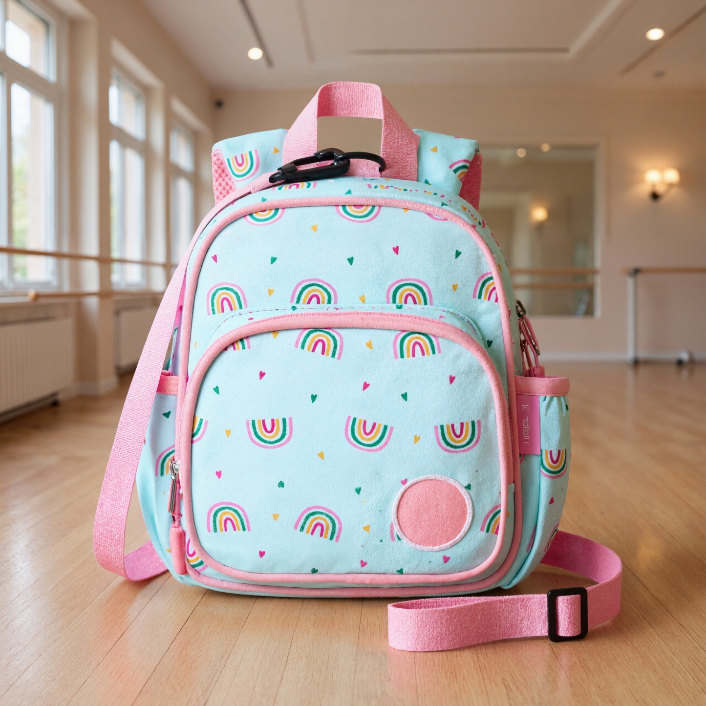 Colorful Printed Backpack For Girls