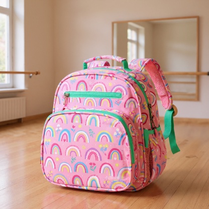 Colorful Printed Backpack For Girls