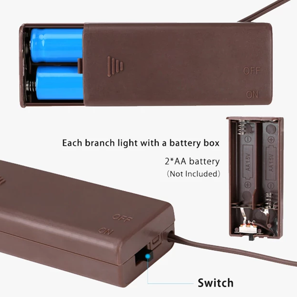 LED Willow Branch Lamp-Viral Super Shop