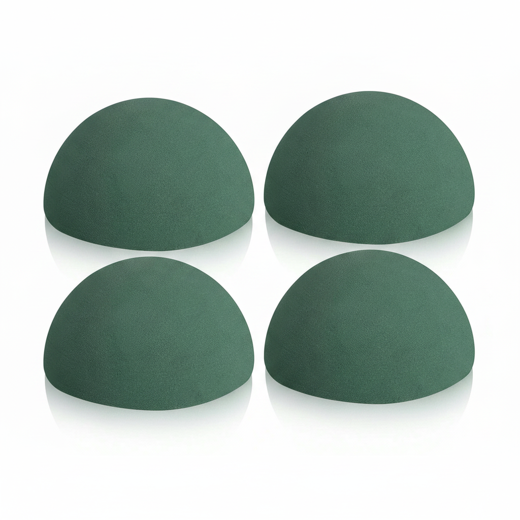 4 Pcs Half Ball Floral Foam Blocks