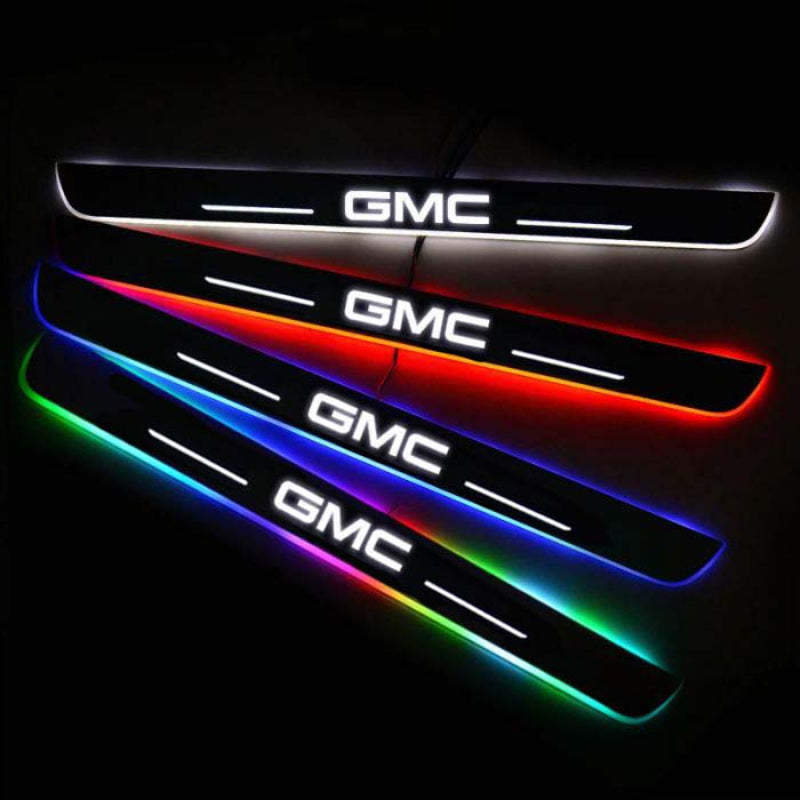 Vibrant LED Wireless GMC Door Sills-Viral Super Shop