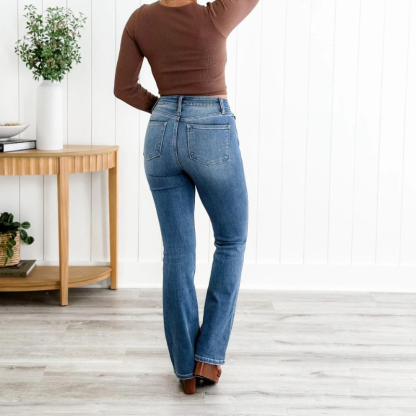 Shaping Bootcut Stretch Jeans-Viral Super Shop