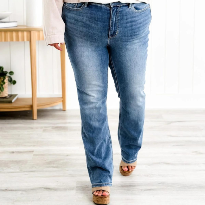 Shaping Bootcut Stretch Jeans-Viral Super Shop