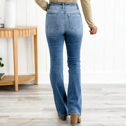 Shaping Bootcut Stretch Jeans-Viral Super Shop