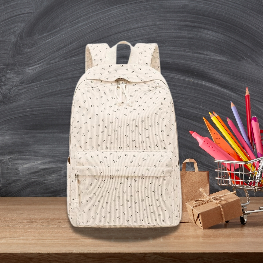 Elementary Corduroy Backpack