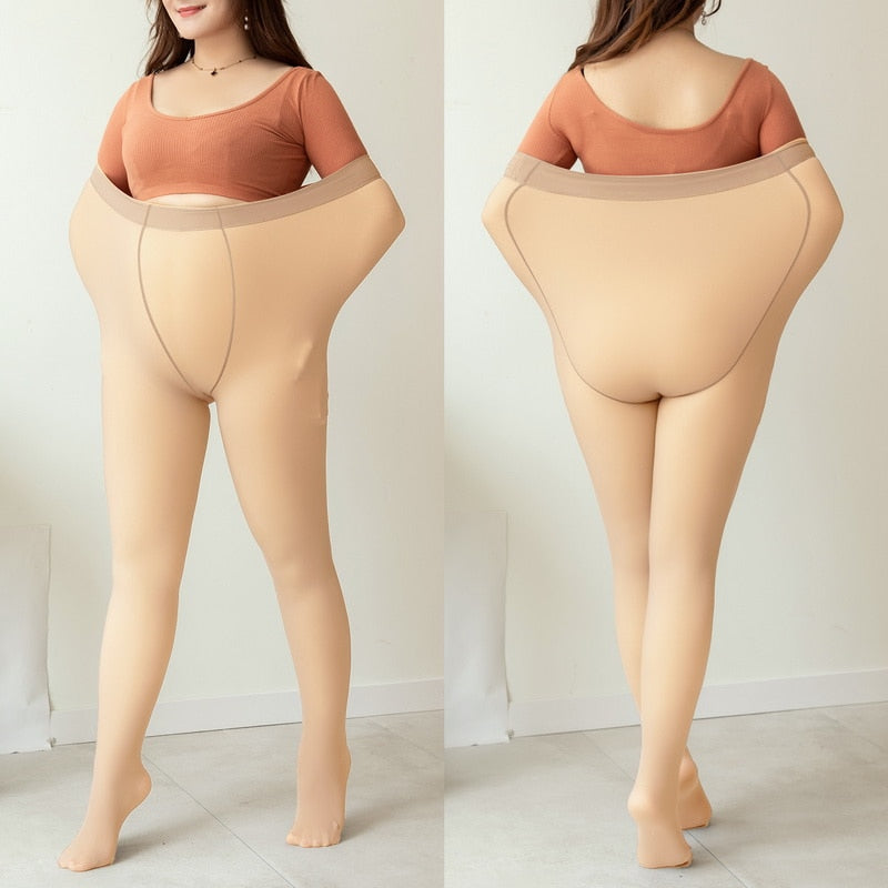 Fleece Tights Translucent Leggings-Viral Super Shop