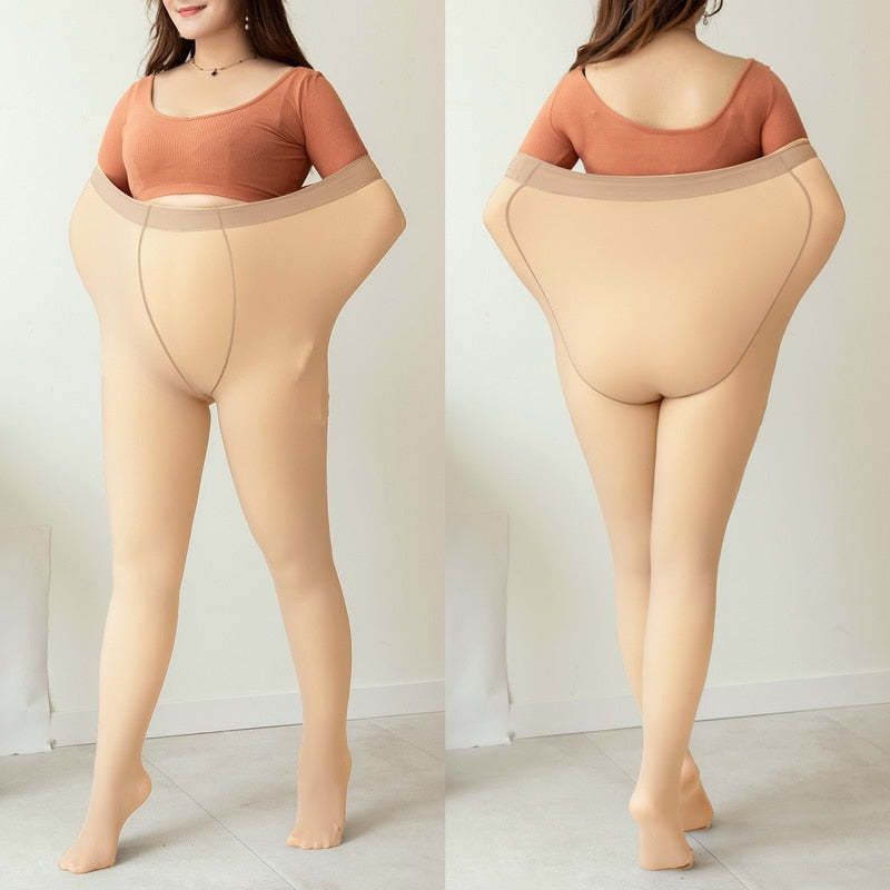 Fleece Tights Translucent Leggings-Viral Super Shop