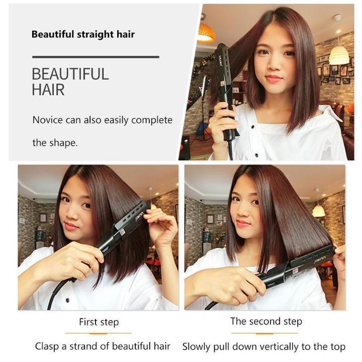 Ceramic Tourmaline Ionic Flat Iron Hair Straightener-Viral Super Shop