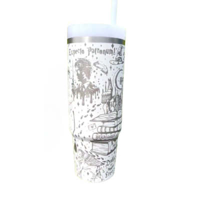 Harry Porter Printed 40 Oz Tumbler With Handle-Viral Super Shop