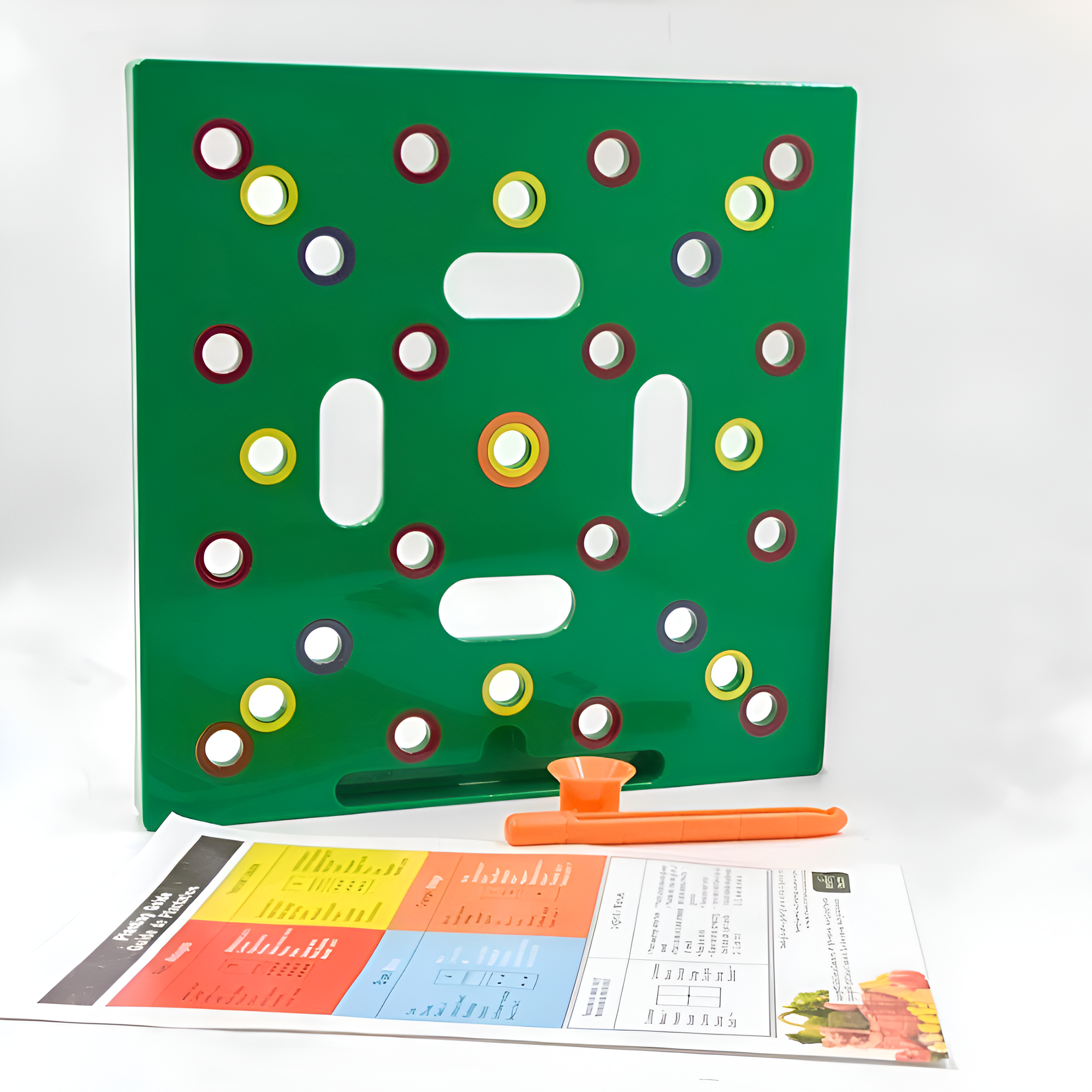 Color Coded Gardening Template With Magnetic Dibber Ruler And Planting Guide