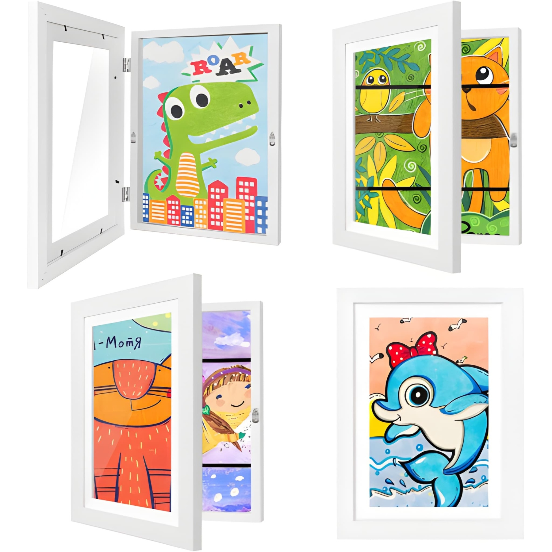 Magnetic Display Frame For Kids Artwork