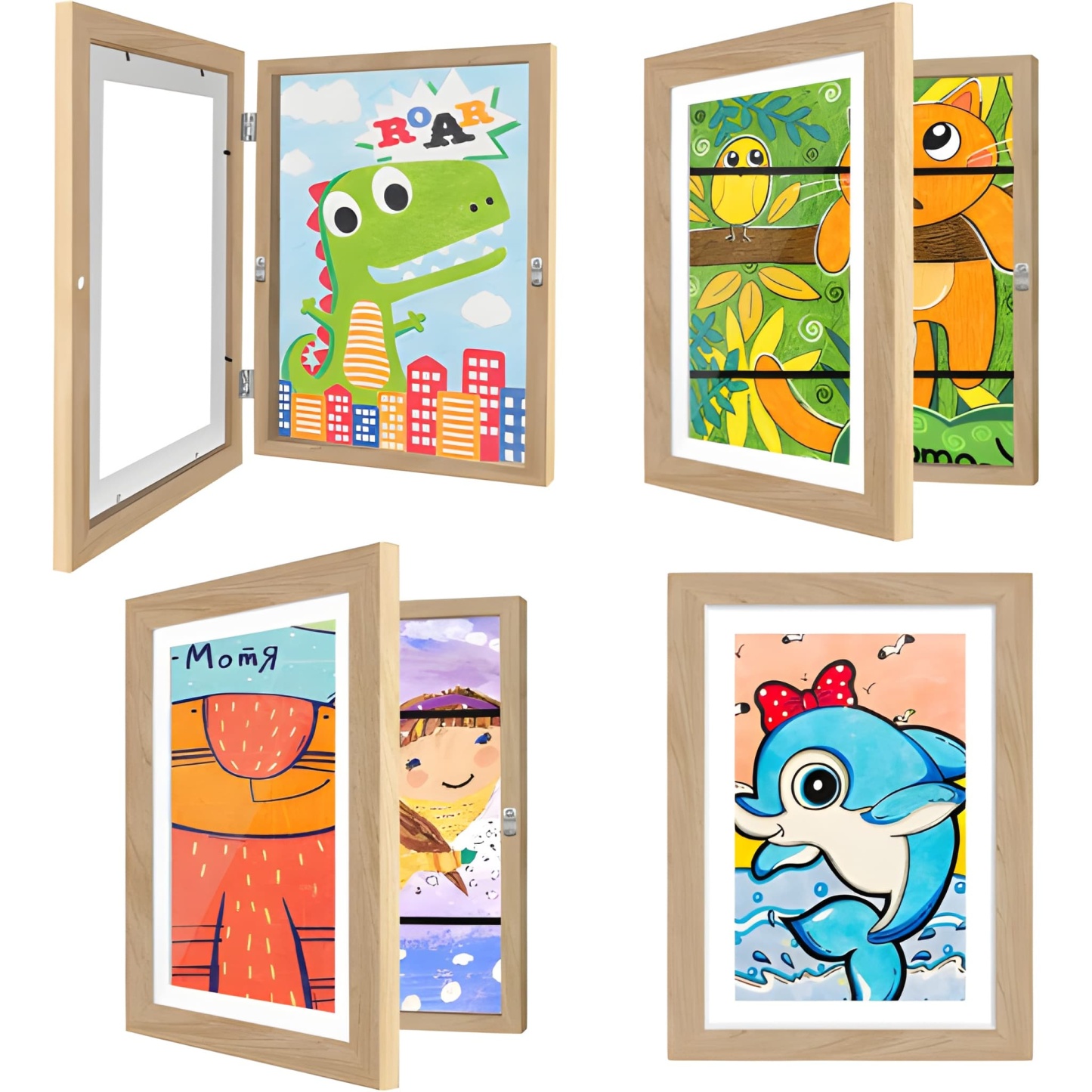 Magnetic Display Frame For Kids Artwork