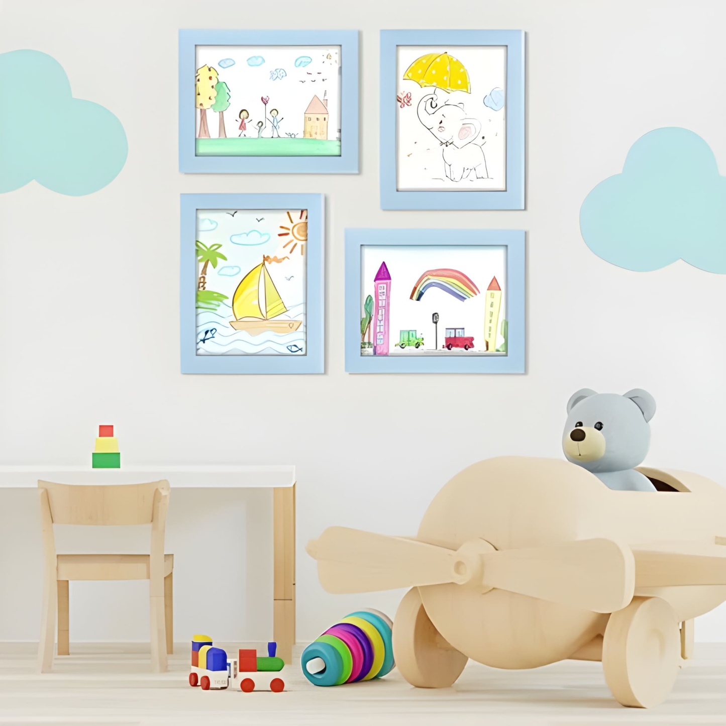 Magnetic Display Frame For Kids Artwork