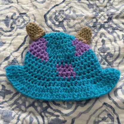 Monsters Sully Bucket Hat For Newborn