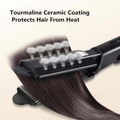 Ceramic Tourmaline Ionic Flat Iron Hair Straightener-Viral Super Shop