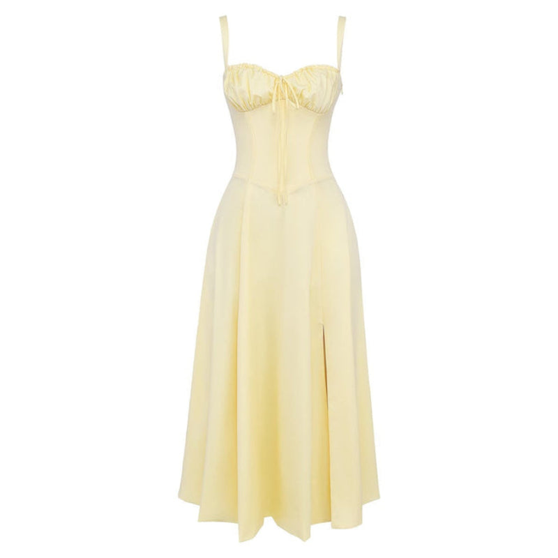 Printed Sundress With Lace Up Back-Viral Super Shop
