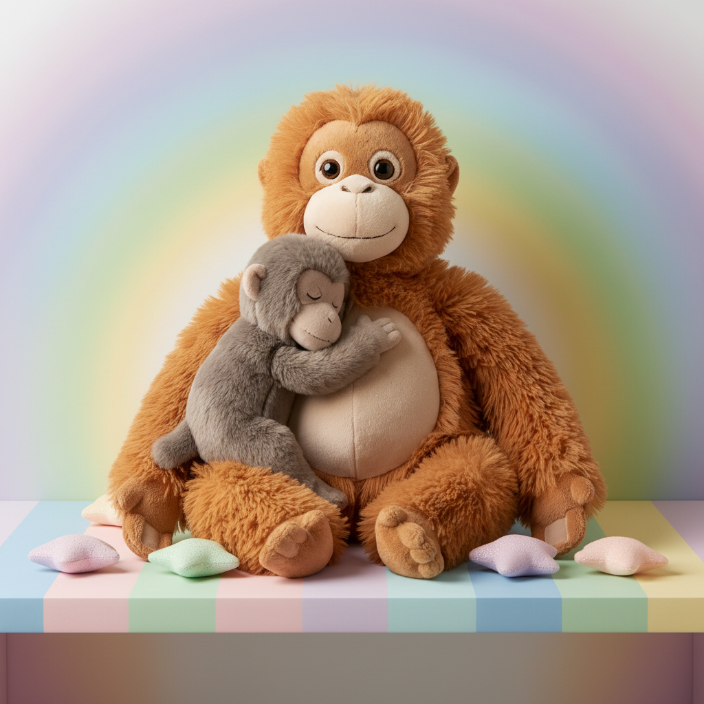 Mama Punch Monkey Baby Soft Toy
