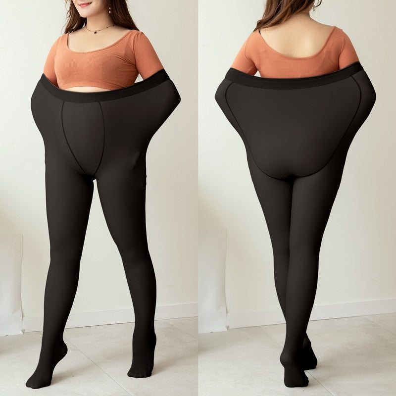 Fleece Tights Translucent Leggings-Viral Super Shop