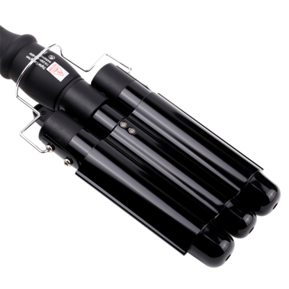 LCD Display Ceramic Triple Barrel Curling Iron-Viral Super Shop