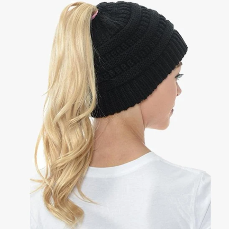Ponytail Beanie Messy Bun-Viral Super Shop