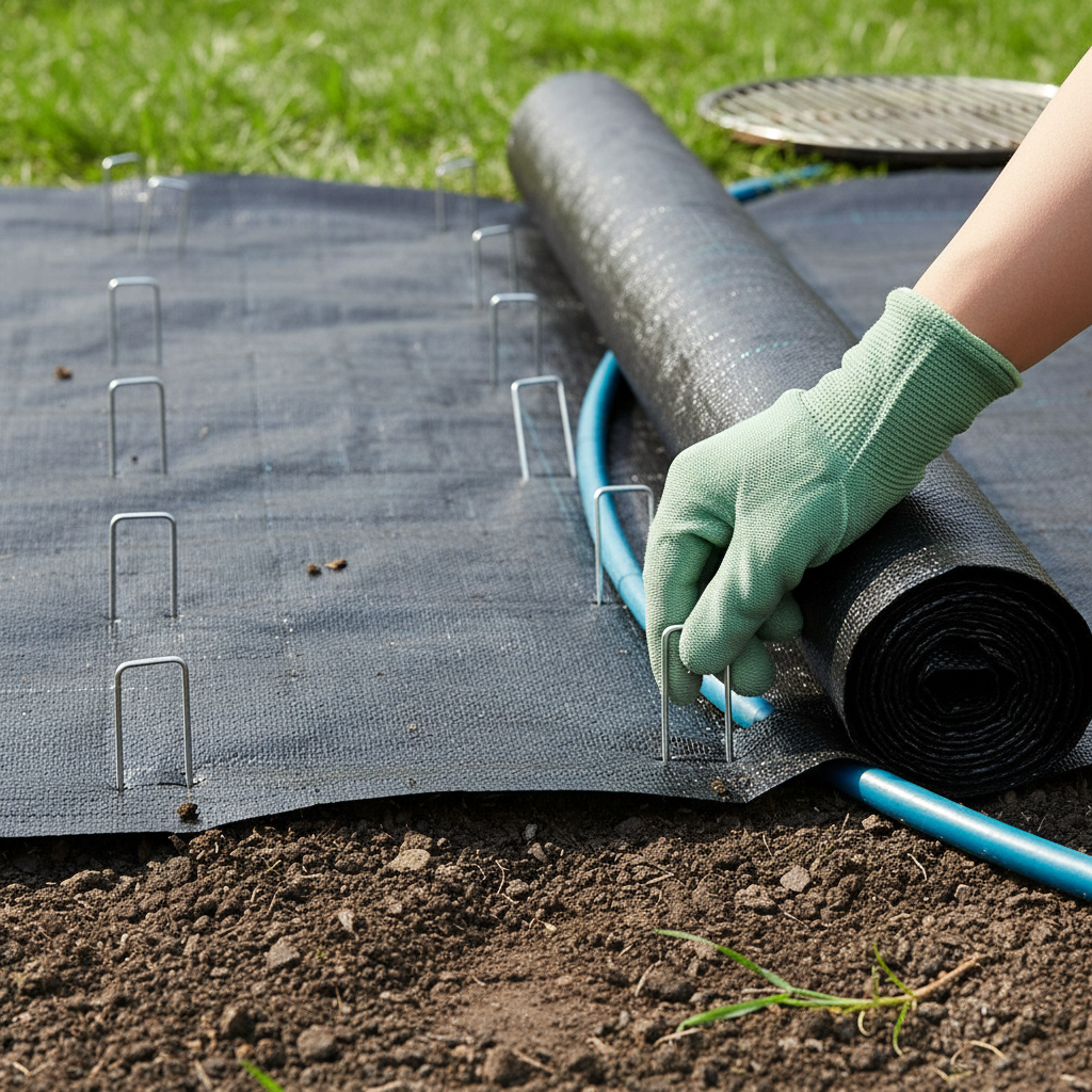 6 Inch Hot Dip Galvanized Landscape Staples U Shaped Garden Stakes