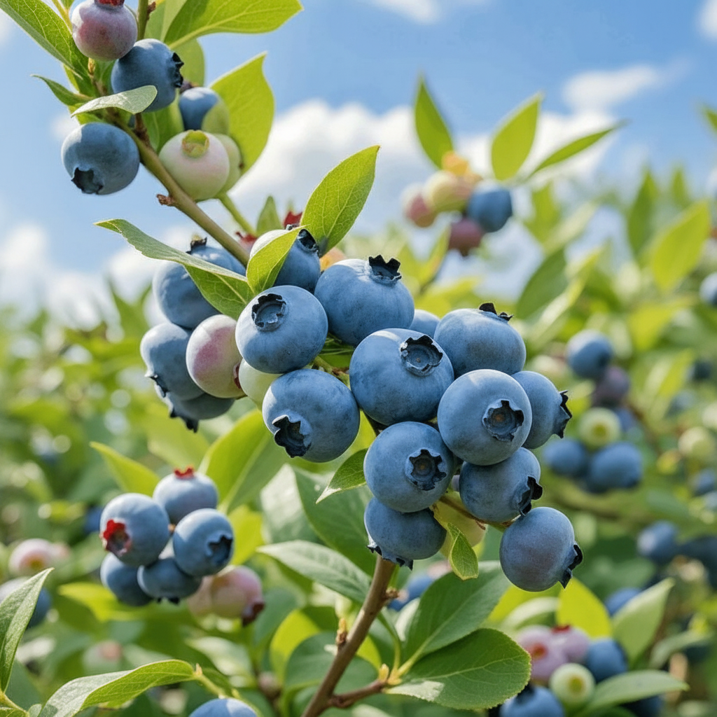 Fresh Blueberry Saplings Plant For Backyard Garden