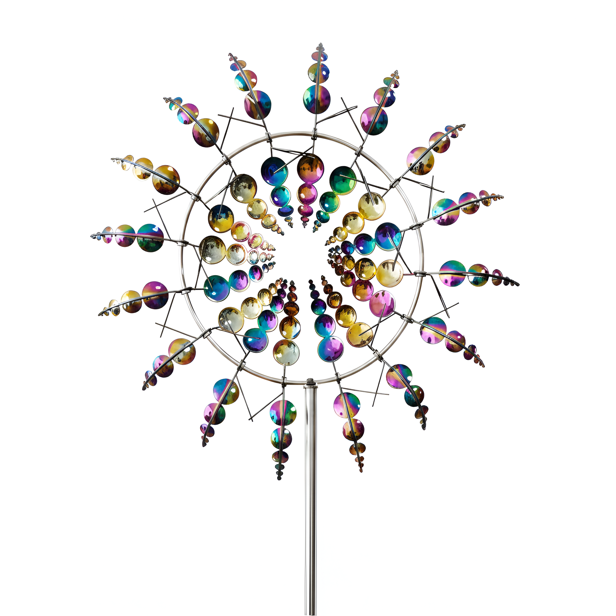 3D Metal Rotating Wind Spinner For Outdoor Decoration