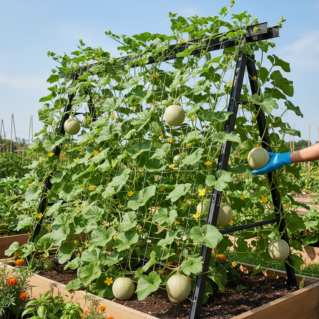 Plant Climbing Net For Cultivating Vines Fruits And Vegetables For Gardeners