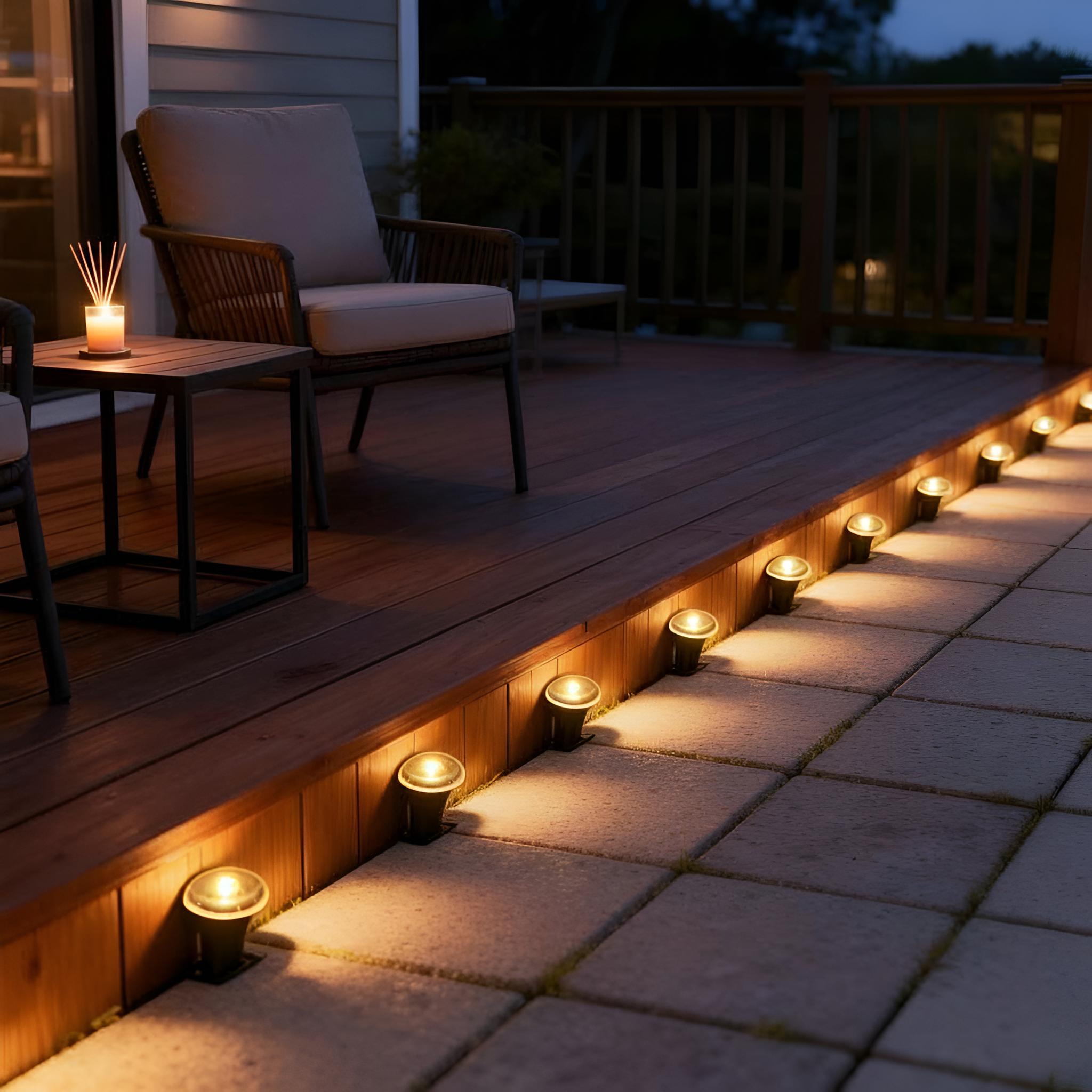 30 Pieces Waterproof Solar LED Pathway Lights 