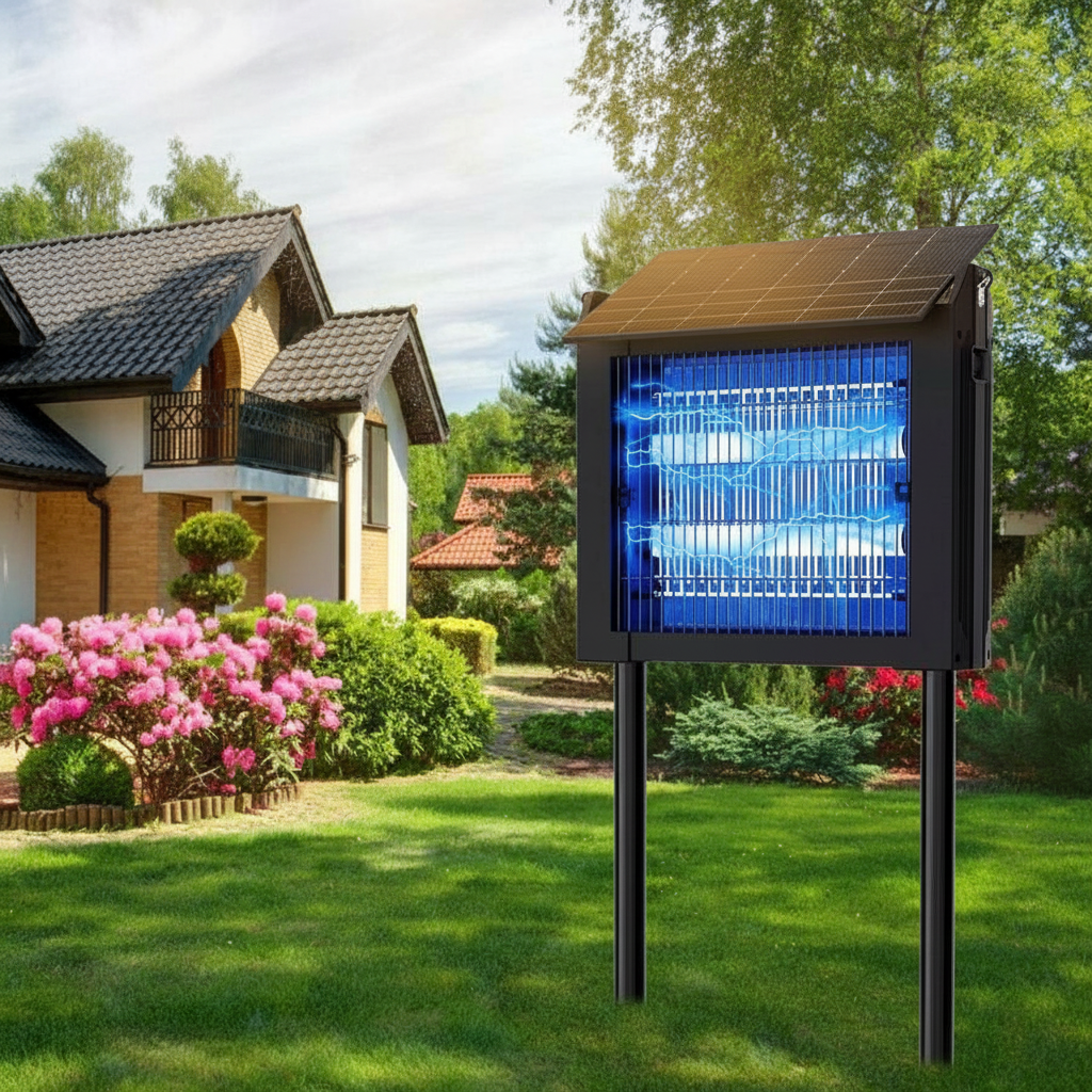 Powerful Large Solar Bug Zapper Outdoor 