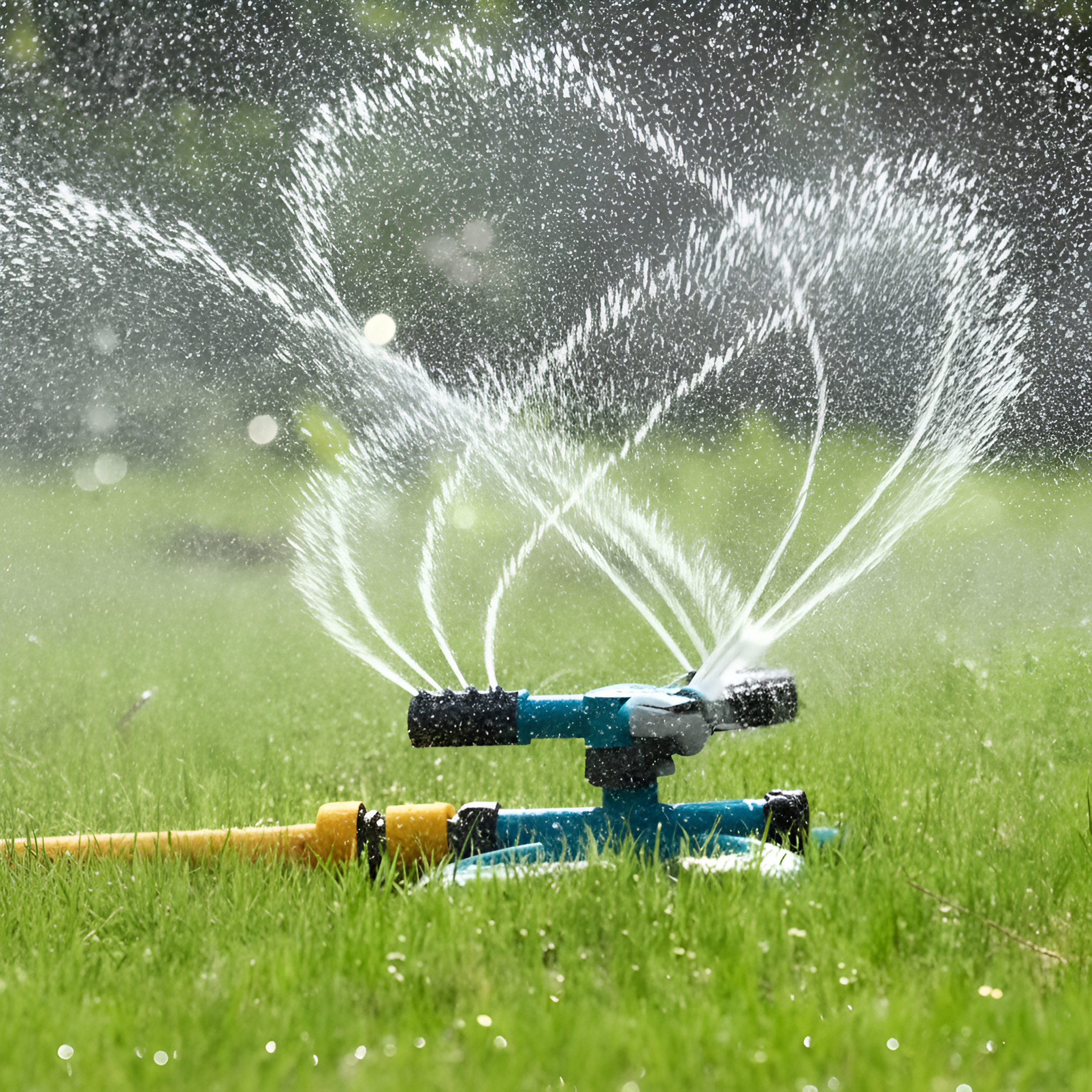 360 Degree Automatic Rotating Sprinkler Nozzle For Garden Lawn Watering Supplies