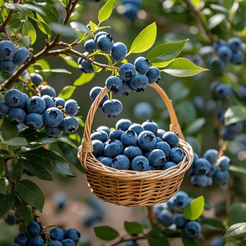 Fresh Blueberry Saplings Plant For Backyard Garden