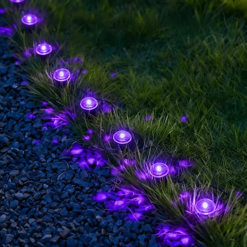 30 Pieces Waterproof Solar LED Pathway Lights 