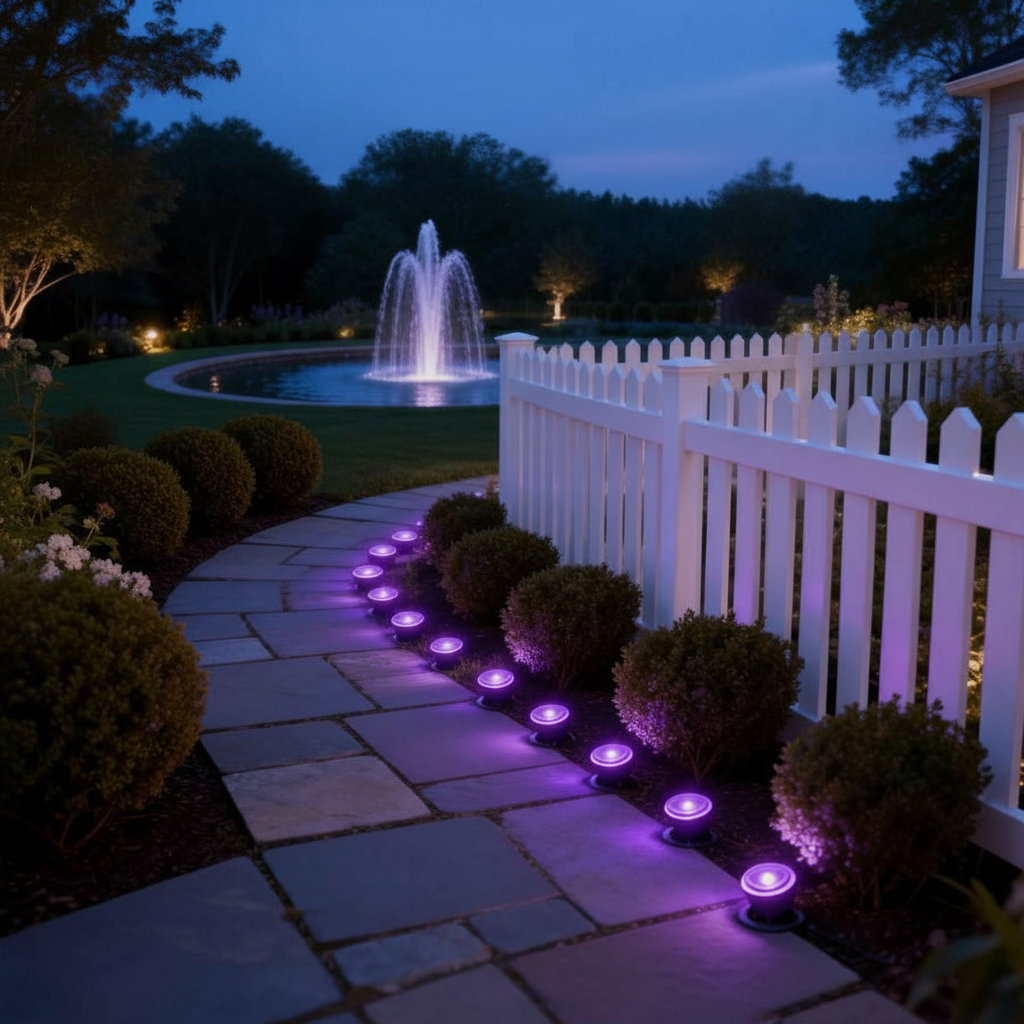 30 Pieces Waterproof Solar LED Pathway Lights 