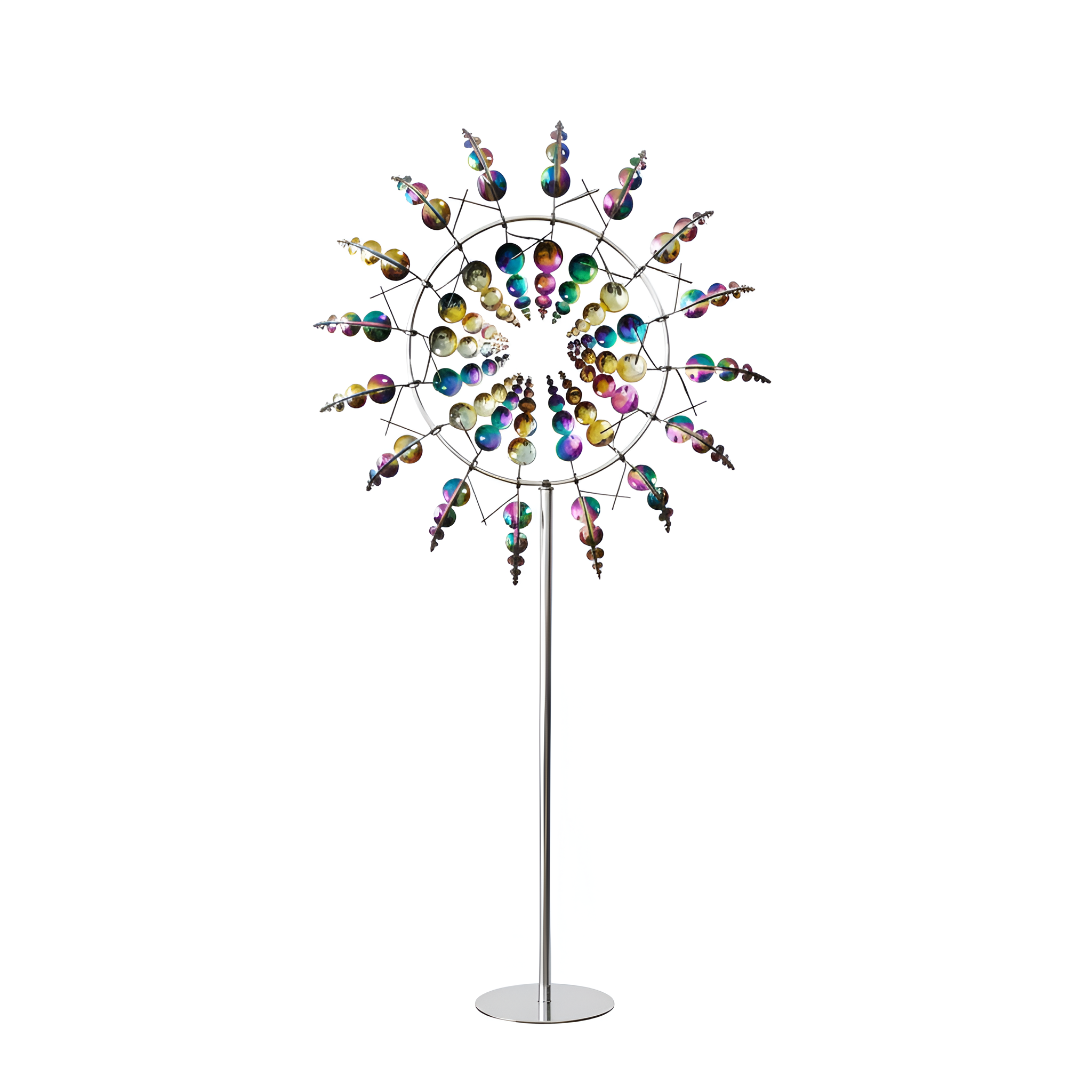 3D Metal Rotating Wind Spinner For Outdoor Decoration