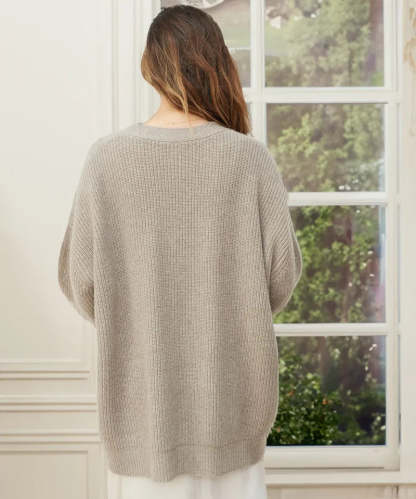 Woolen Cozy Cocoon Cardigan-Viral Super Shop