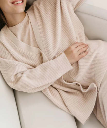 Woolen Cozy Cocoon Cardigan-Viral Super Shop